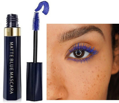 Yuency New Water Proof & Long Stay smudge proof Royal Blue Mascara 10 ml(blue)