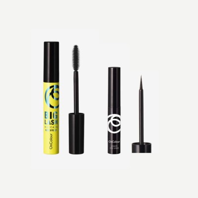 HANAL Oncolour Big Lash Mascara with Oncolour Liquid Eye Liner COMBO SET 20 ml(Black)