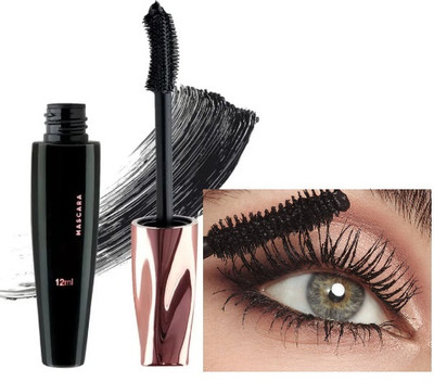 AFARAXIA Smudge-free & Water-resistant Mascara Volumising Mascara 12 ml(Black)