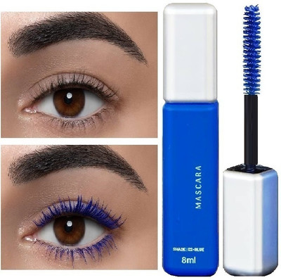 DARYUE Eyelashes Fast Dry Curling Lengthening blue mascara eye look 8 ml(blue)
