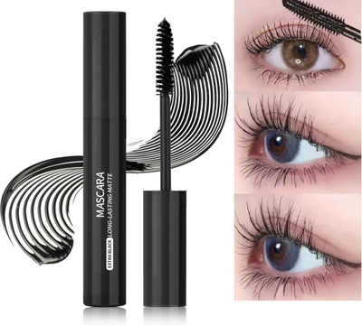 GULGLOW99 Black Waterproof Long Lasting Extension Eyelashes Lengthening Curling Mascara 10 ml(BLACK)