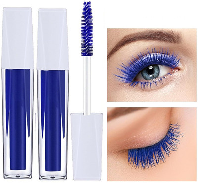 YAWI KOREAN BLUE LONG LASTING WATERPROOF MATTE MASCARA 10 ml(BLUE)