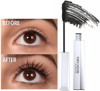 DARVING HD Dense Mascara Extra Thick & Curled Lashes Upto 16hrs Volumizing 10 ml(BLACK)