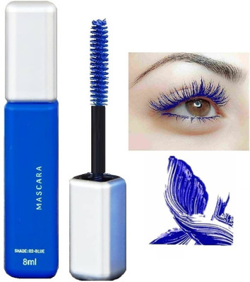 DARYUE Best Volumizing and Lengthening Long Lasting blue Mascara 8 ml(blue)