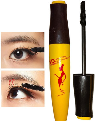 Amaryllis Super Mascara Natural Thick Curl Magnifying Eyes Slender Easy To Color 10 ml(Black)