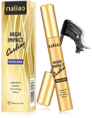 maliao High Impact Curling Mascara - Voluminous Lashes & Lasting Curl 10 ml(BLACK)