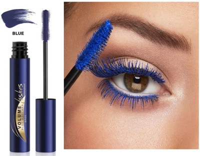 THTC Blue Color Mascara for False Lash Effect 10 ml(blue)