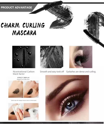 DARVING Eye Makeup Curl & Volume Waterproof False Lash Mascara 8 ml(BLACK)