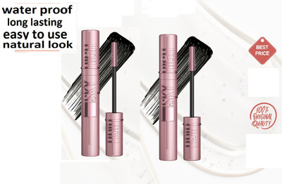 Neycare sky high mascara perfect look all eyes look pack of 2 20 ml(Black)
