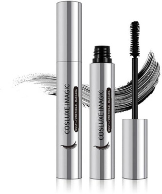 COSLUXE IMAGIC PROfessional Multi-Functional Masacra, Volumizing & Lengthening, Waterproof 6 ml(Black,- 6ml)