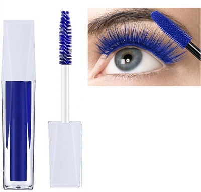 WOONGMI Waterproof Blue Long Lasting Mascara for Eyelashes Volumizing 6 ml(Blue)