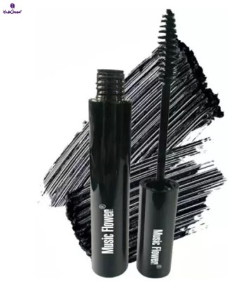 music flower 24 Music Flower Waterproof Lash Flashy Mascara 10 ml(Black)