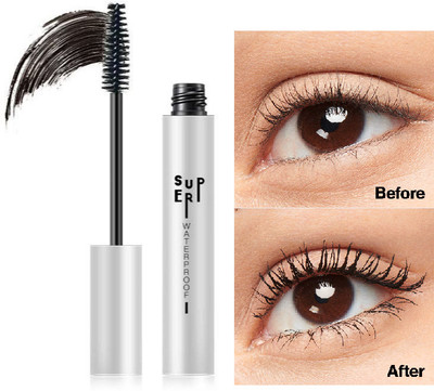 ADJD Eyelashes Curling Mascara, Black, Waterproof Mascara with Smart Curl 6 ml(BLACK)