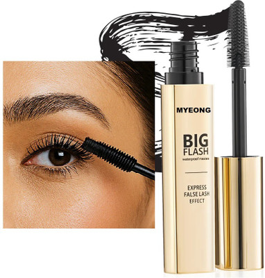 MYEONG 24H Long Lasting Waterproof Mascara For Thickening Softer Fuller Lashes 8 ml(Black)