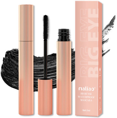 maliao HD Waterproof Mascara - Intense, Dense, Long-Lasting Lashes 10 ml(Black)