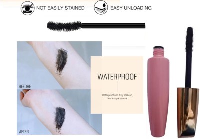 Amaryllis Super Soft Waterproof Volume Black Liquid Mascara | Smudge Proof Curling Mascara 10 ml(BOLD BLACK)