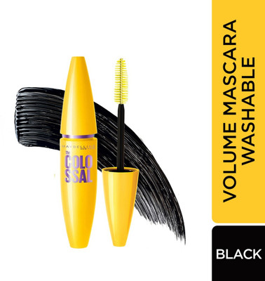 MAYBELLINE NEW YORK Volume Express Colossal Mascara, Washable 10.7 ml(Glam Black)