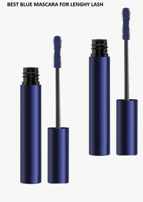 HUZURLU Eye Makeup Curl & Volume Waterproof False Blue Lash Mascara 20 ml(blue)