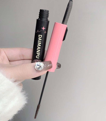 DAIMANPU GEGE BEAR Long-Lasting Mascara with Built-In Comb – Smudge-Proof & Curl-Defining 3.5 ml(Shade 02, Brown)