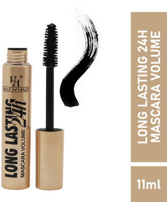 Half N Half Long Lasting & Smudge proof Mascara Volume 24H 11ml 11 ml(Black)