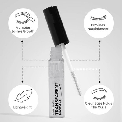 HUZURLU transparent-eye-mascara-all type of lash 10 ml(Transparent)