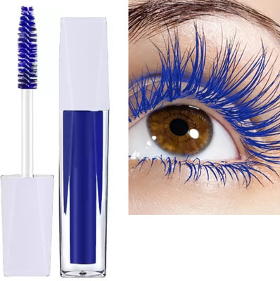 GULGLOW99 Waterproof Colorful Mascara - Quick-Dry, Long-Lasting Curl & Extension in Blue 6 ml(BLUE)