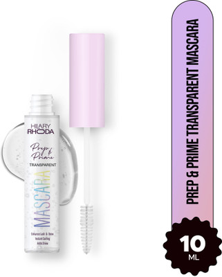 Hilary Rhoda Prep & Prime Transparent Mascara | Glossy & Shiny | Enhances Lash & Curls - 10 ml(Transparent)
