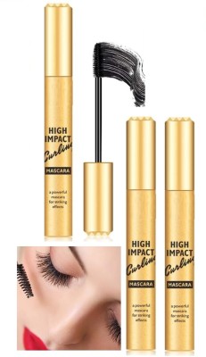 HUZURLU Black waterproof matte finish mascara Mascara High Quality 30 ml(black)