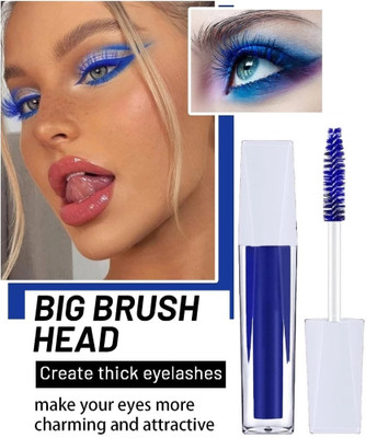 HUZURLU 01Waterproof & Long lasting Blue Mascara-0B 6 ml(BLUE)
