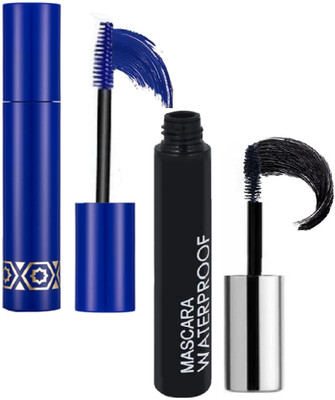Arcanuy Bold eye lashes length black and blue eye mascara 12 ml(black and blue)