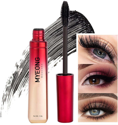 MYEONG Volumizing Waterproof Mascara, Long-Lasting Curling And Lengthening Lash Makeup 3.2 g(Black)