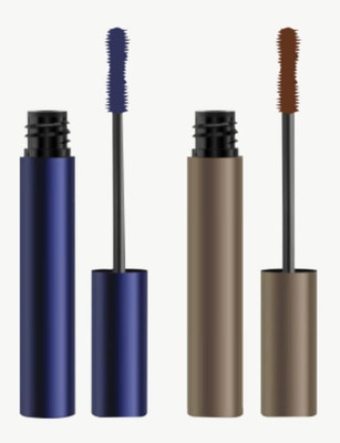HUZURLU Eye Makeup Curl & Volume Waterproof False Lash Mascara 20 ml(blue, brown)