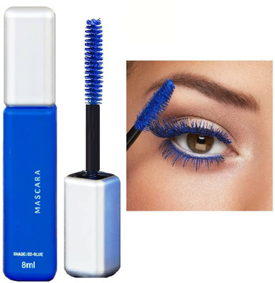 Arcanuy Ultra Curl Long lasting royal blue mascara water proof 8 ml(BLUE)
