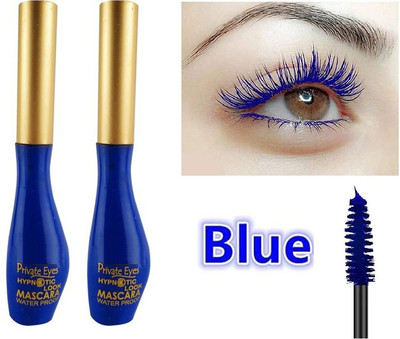 Emijun COMBO MATTE BLUE MASCARA LONG LASTING WATERPROOF 10 ml 20 ml(BLUE)