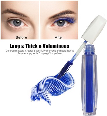 tanvi27 Best Fabulash Volumising Blue Mascara 10 ml(BLUE)