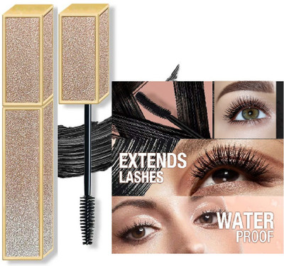 EVERERIN Black Lash Mascara: Extreme 3D Dimension for Mesmerizing Lashes 8 ml(Black)