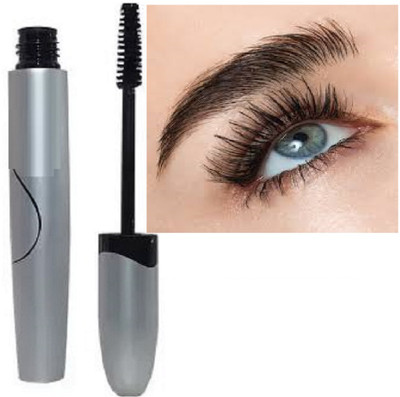 Luipui waterproof and long lasting black mascara pack of 1 10 ml(BLACK)