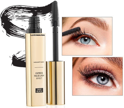 luzimaisa Big Flash Eye Makeup Mascara Smudge & Water Proof Deep Black 8 g(black)