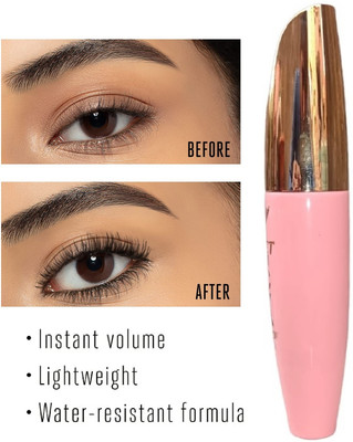 Amaryllis Matte Finish Mascara Black | Non Smudge Non Flaking & Fabulous Long Curl 10 g(BOLD BLACK)