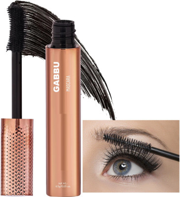 GABBU Black Eye Mascara Big Flash Smudge & Water Proof Deep Black 4.5 g(BLACK)