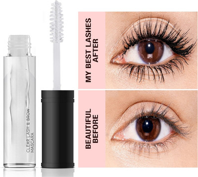 Yuency Mascara Extra Thick & Curled Lashes Upto 16hrs Volumizing, Lengthening 3.5 ml(Transparent)
