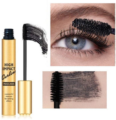 SILDUST High Impact Mascara Mascara For Thicker Lashes Smudge Proof 10 g(Black)