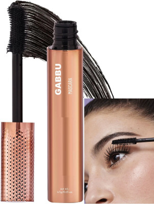GABBU Matte Finish Mascara Big Flash Smudge & Water Proof Deep Black 4.5 g(BLACK)