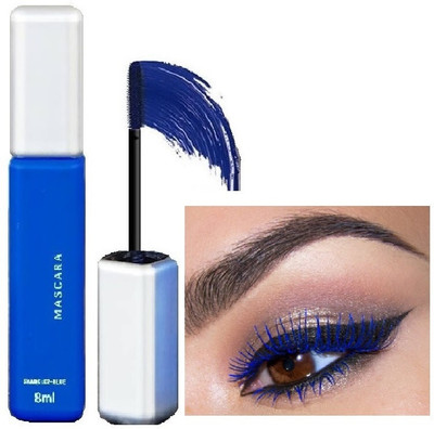 DARVING New and best blue blue Mascara for Long Lasting Eye Makeup 8 ml(blue)