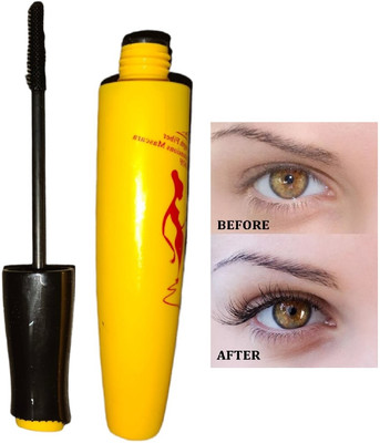 Amaryllis Mascara Natural Thick Curl Magnifying Eyes Slender Easy To Color, Waterproof 10 ml(Black)