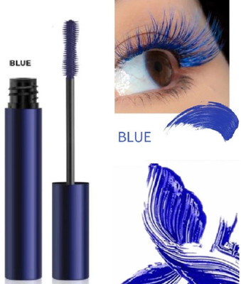 GABBU Blue Mascara Long Lasting Water Proof for Instant Volume & Glossy Looks 10 ml(TRENDY BLUE)