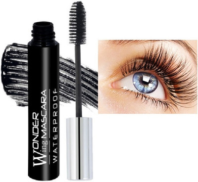 FLORERO Mascara Extra Thick & Curled Lashes Upto 16hrs Volumizing 6 ml(DEEP BLACK)