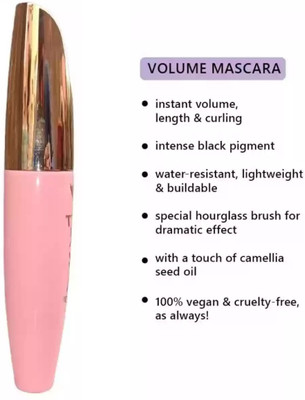 Amaryllis Smudge & Water Resistant Mascara 10 g(BLACK)