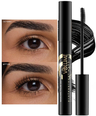 MYEONG Eye Makeup Black Volumizing & Lengthening, Waterproof Black Mascara 10 ml(Black)