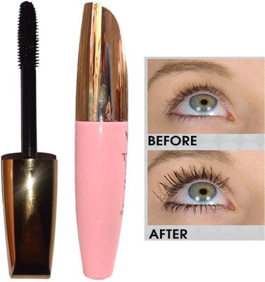 Amaryllis HD Touch Smudge Proof & Water Proof Jet Black Curling Mascara 10 ml(Black)